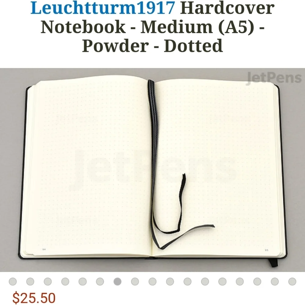 ❤️BUY 5 GET 3 FREE  Notebook Medium (A5) Hardcover, 251 numbered pages, dotted